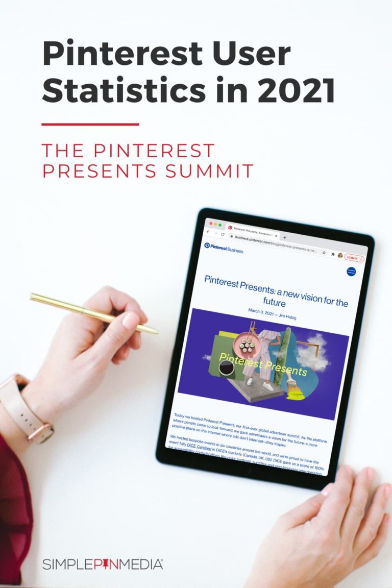 Pinterest User Statistics in 2021 – The Pinterest Presents Summit