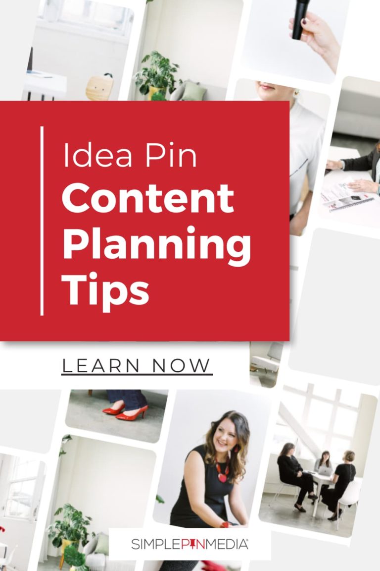 284 – Idea Pin Content Planning